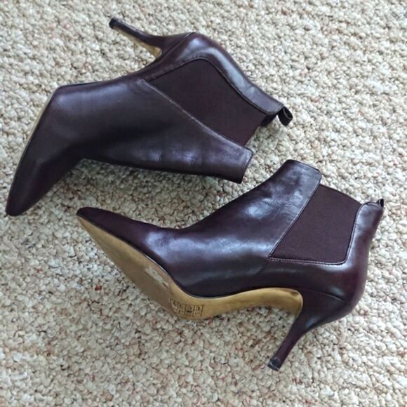 MICHAEL Michael Kors Brown Leather Ankle Booties size 6.5 - Picture 1 of 9